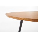 Стол обеденный HALMAR COLORADO дуб золотой/черный 120-160/80